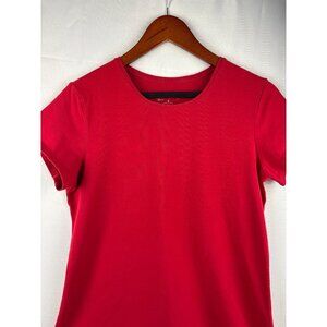 Red Multiplicity Womens T-Shirt S Cotton & Spandex Made In China